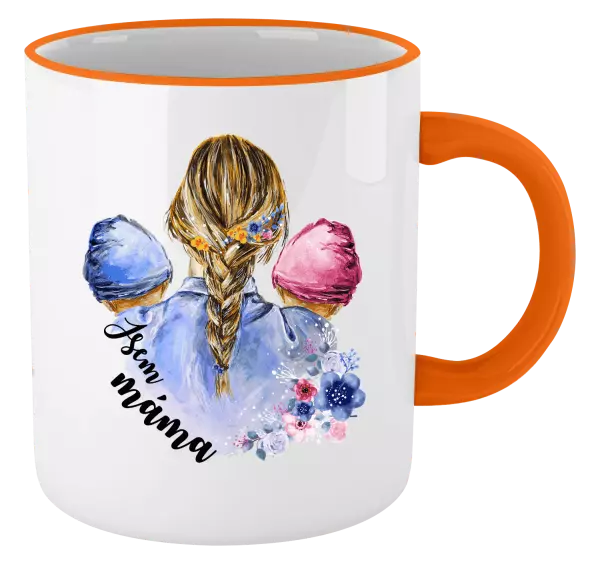 Hrnek Jsem máma - chlapeček a holčička