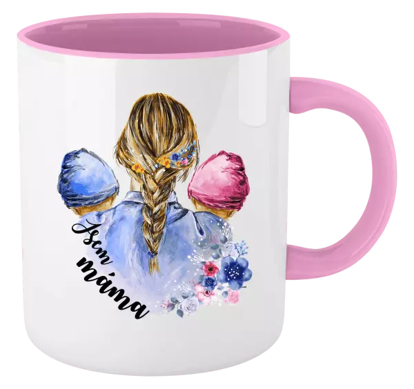 Hrnek Jsem máma - chlapeček a holčička