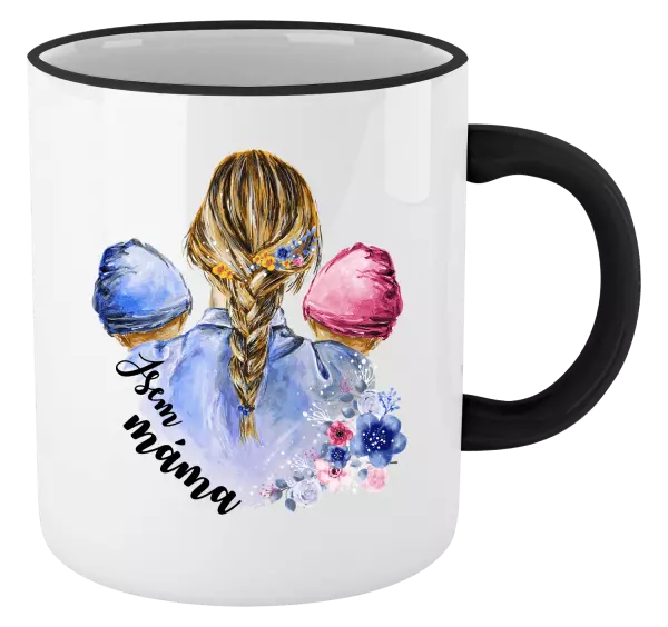 Hrnek Jsem máma - chlapeček a holčička