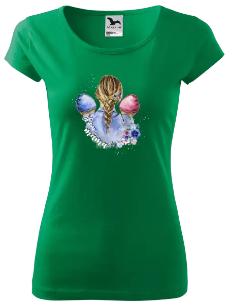 Dámské tričko Jsem máma - chlapeček a holčička