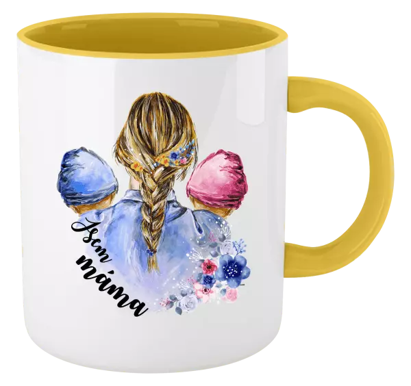 Hrnek Jsem máma - chlapeček a holčička