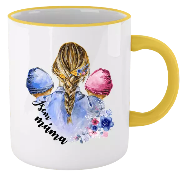 Hrnek Jsem máma - chlapeček a holčička