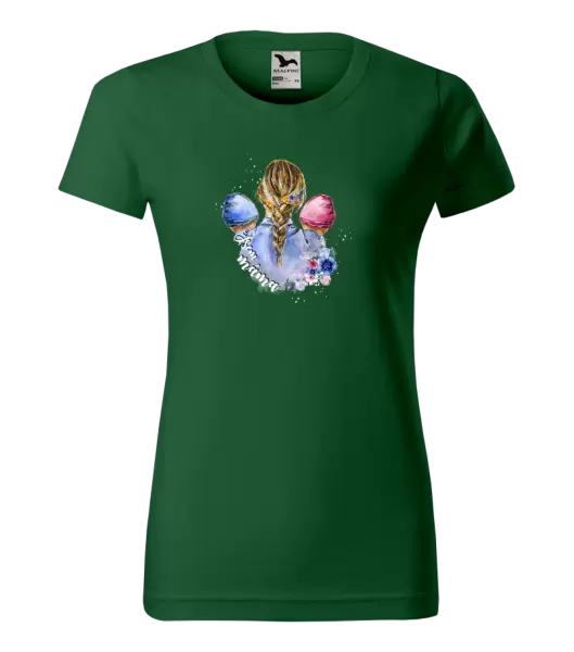 Dámské tričko Jsem máma - chlapeček a holčička