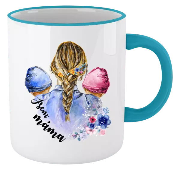 Hrnek Jsem máma - chlapeček a holčička