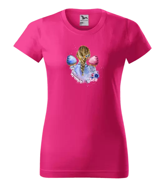 Dámské tričko Jsem máma - chlapeček a holčička