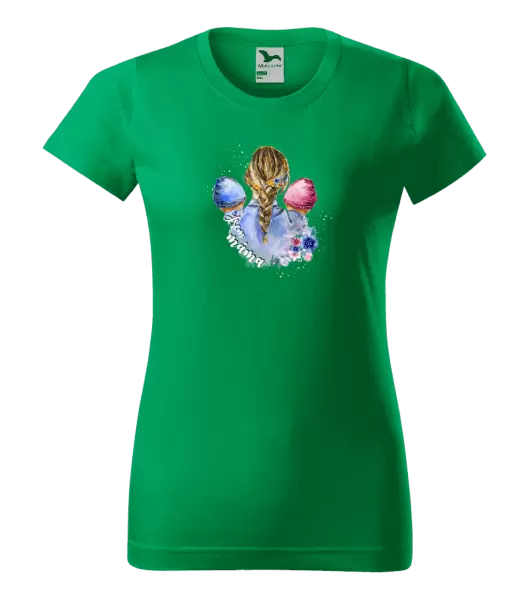 Dámské tričko Jsem máma - chlapeček a holčička