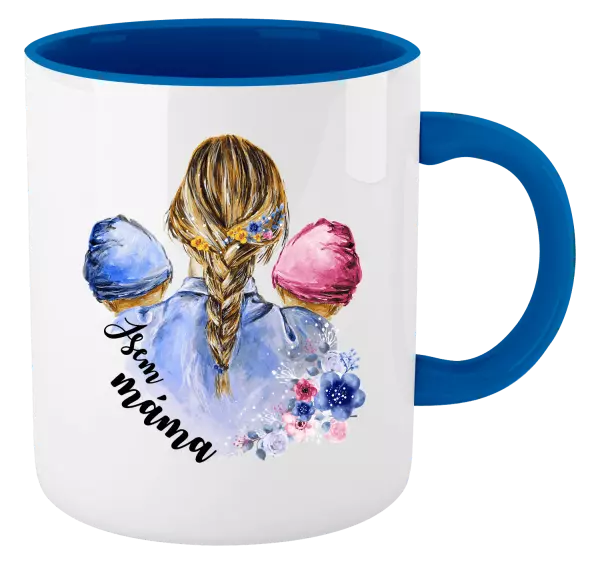 Hrnek Jsem máma - chlapeček a holčička