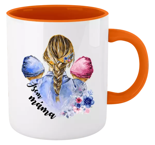 Hrnek Jsem máma - chlapeček a holčička