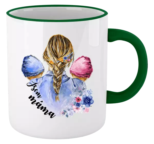 Hrnek Jsem máma - chlapeček a holčička