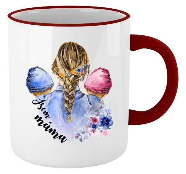 Hrnek Jsem máma - chlapeček a holčička