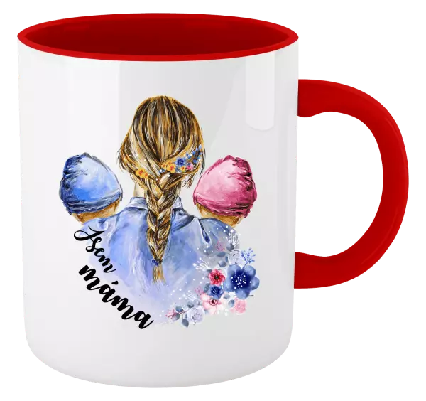 Hrnek Jsem máma - chlapeček a holčička