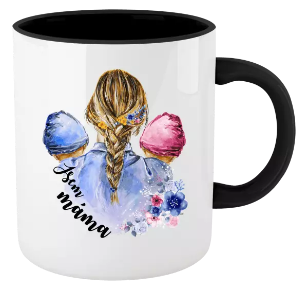 Hrnek Jsem máma - chlapeček a holčička