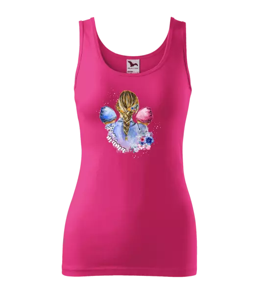 Dámské tílko Jsem máma - chlapeček a holčička