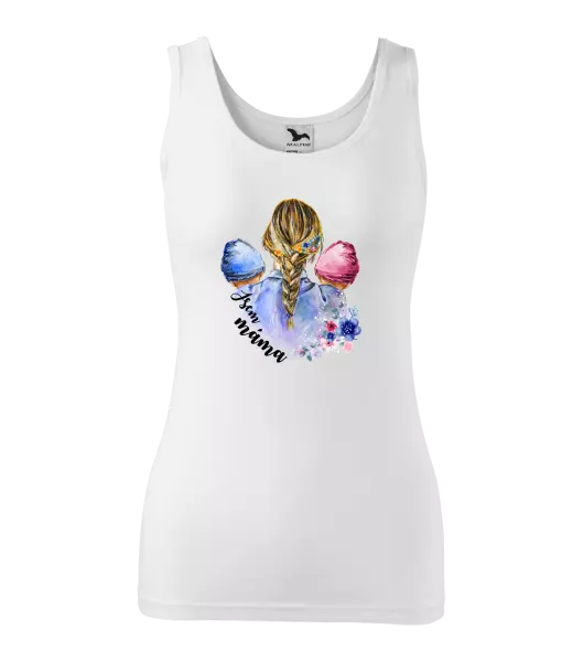 Dámské tílko Jsem máma - chlapeček a holčička