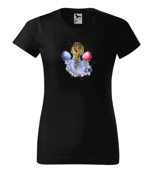 Dámské tričko Jsem máma - chlapeček a holčička