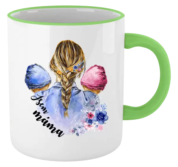 Hrnek Jsem máma - chlapeček a holčička