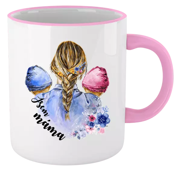 Hrnek Jsem máma - chlapeček a holčička