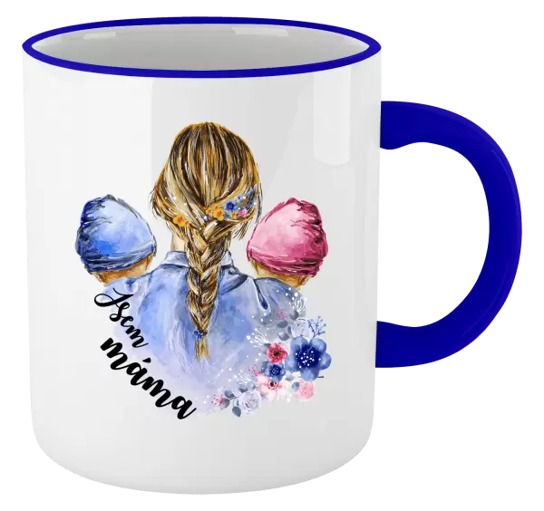 Hrnek Jsem máma - chlapeček a holčička