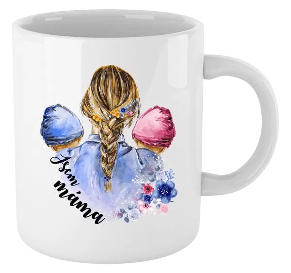 Hrnek Jsem máma - chlapeček a holčička