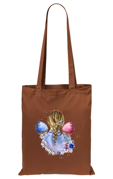 Látková taška Jsem máma - chlapeček a holčička