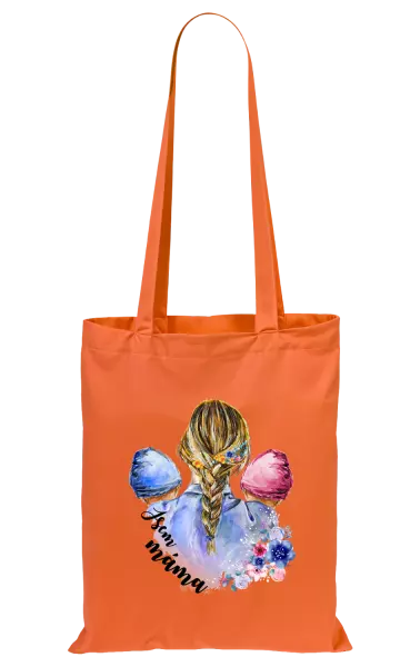 Látková taška Jsem máma - chlapeček a holčička