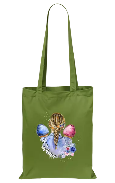 Látková taška Jsem máma - chlapeček a holčička