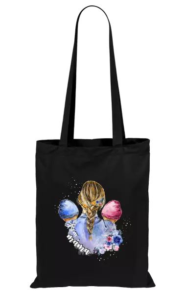 Látková taška Jsem máma - chlapeček a holčička