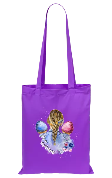 Látková taška Jsem máma - chlapeček a holčička