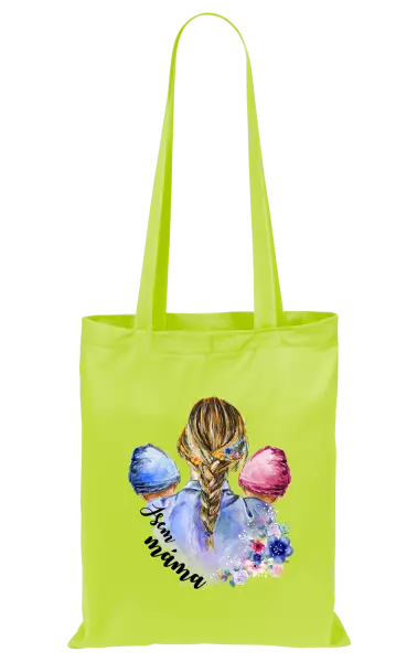 Látková taška Jsem máma - chlapeček a holčička