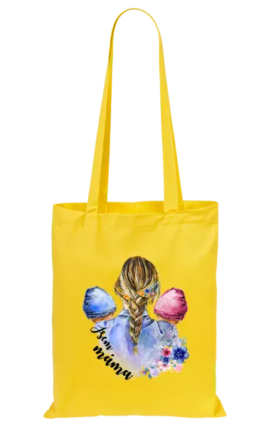 Látková taška Jsem máma - chlapeček a holčička