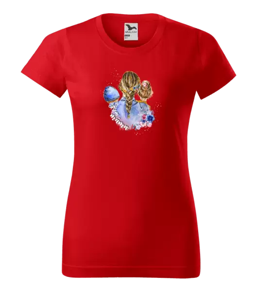 Dámské tričko Jsem máma - chlapeček a holka