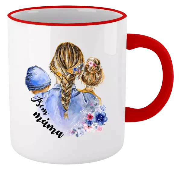 Hrnek Jsem máma - chlapeček a holka