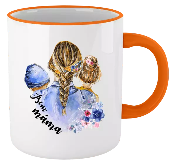 Hrnek Jsem máma - chlapeček a holka