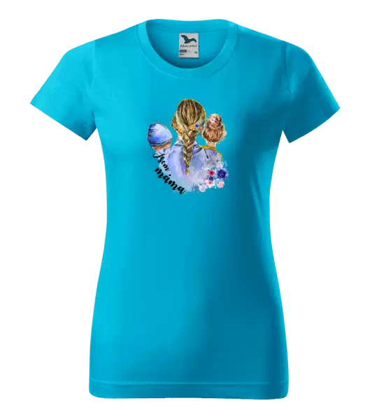 Dámské tričko Jsem máma - chlapeček a holka