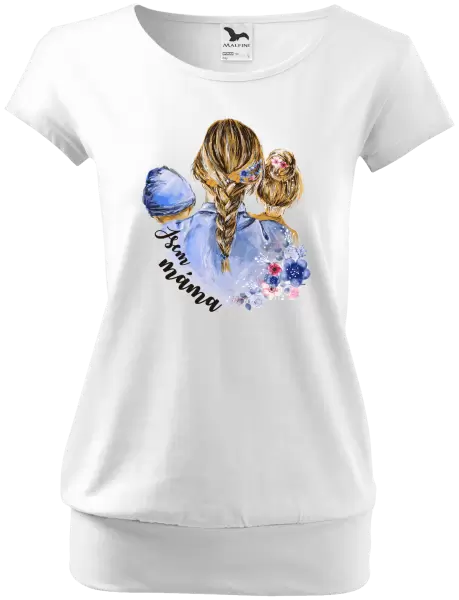 Dámské tričko Jsem máma - chlapeček a holka