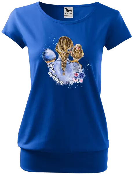 Dámské tričko Jsem máma - chlapeček a holka