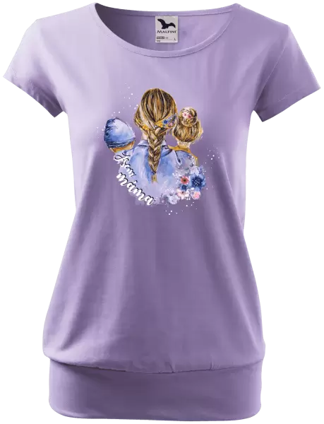 Dámské tričko Jsem máma - chlapeček a holka