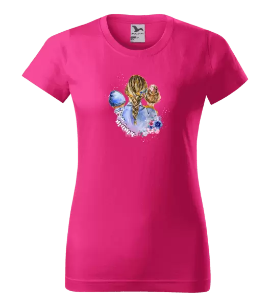 Dámské tričko Jsem máma - chlapeček a holka