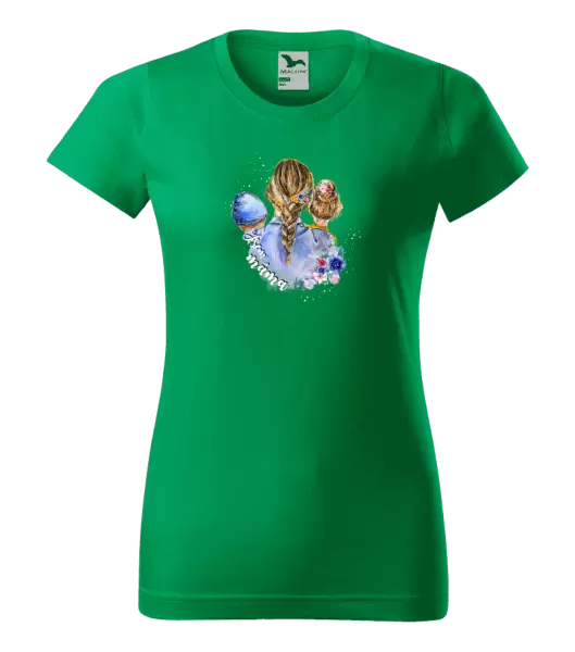 Dámské tričko Jsem máma - chlapeček a holka