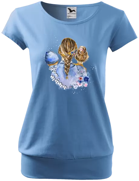 Dámské tričko Jsem máma - chlapeček a holka