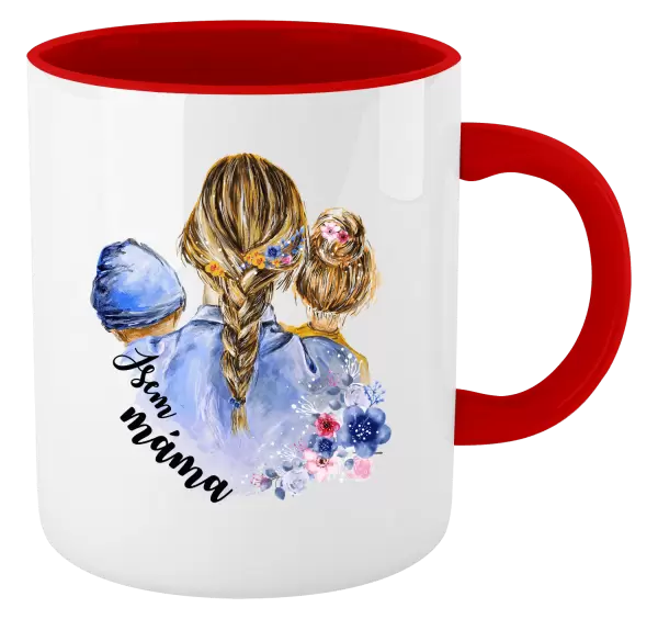 Hrnek Jsem máma - chlapeček a holka