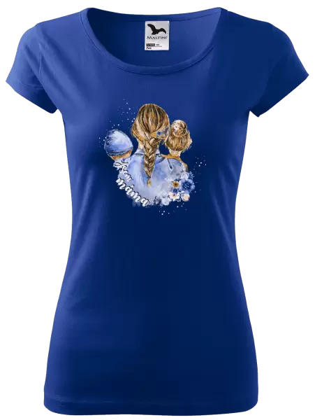 Dámské tričko Jsem máma - chlapeček a holka