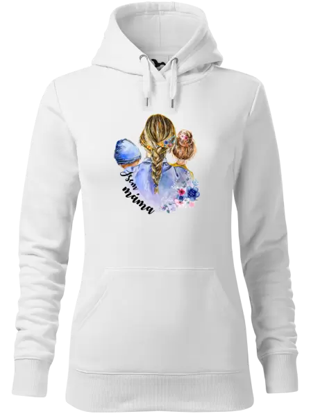 Dámská mikina Jsem máma - chlapeček a holka