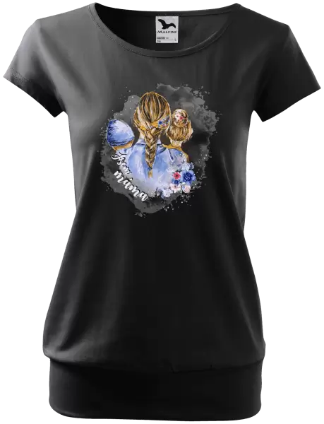 Dámské tričko Jsem máma - chlapeček a holka