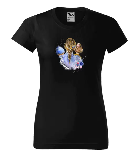 Dámské tričko Jsem máma - chlapeček a holka