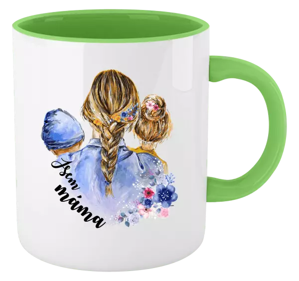 Hrnek Jsem máma - chlapeček a holka