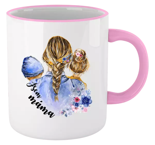 Hrnek Jsem máma - chlapeček a holka