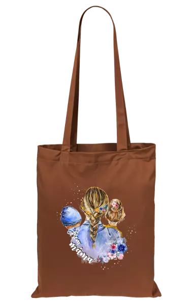 Látková taška Jsem máma - chlapeček a holka