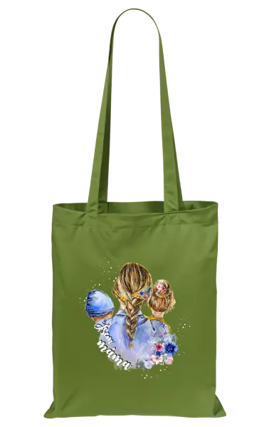 Látková taška Jsem máma - chlapeček a holka