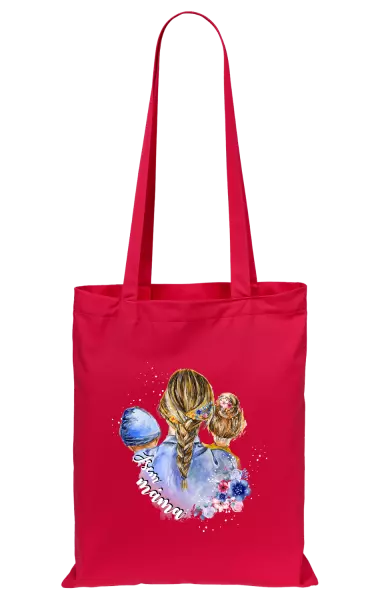 Látková taška Jsem máma - chlapeček a holka